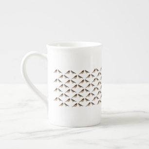 Porcelana Taza de frenesí de pinzón cebra
