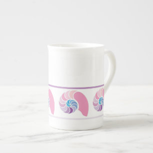 Porcelana Taza de la cáscara del mar