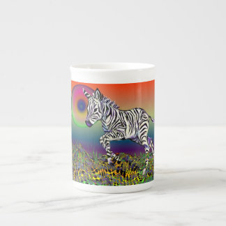 Porcelana Taza de la cebra