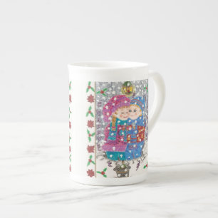 Porcelana Taza de la especialidad del Año Nuevo