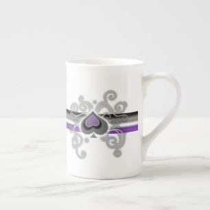 Porcelana Taza de la multa de la bandera del orgullo del