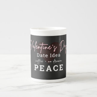 Porcelana Taza de Latte del Día de San Valentín