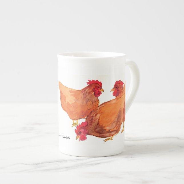 Porcelana Taza de los pollos (Derecha)