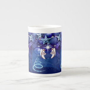 Porcelana Taza de Navidad, Ángel