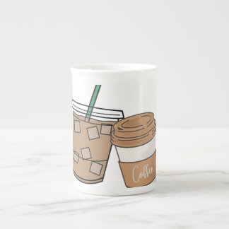 Porcelana Taza de papel para amante del café lindo | Café fr