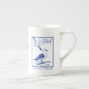 Porcelana Taza de regalo para jubilados viajeros