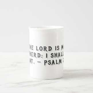 Porcelana Taza de regalo Salmo 23:1
