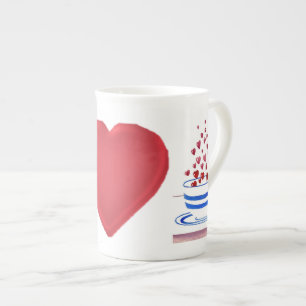 Porcelana Taza de té en China de hueso