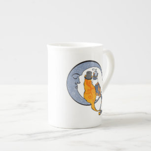 Porcelana Taza del Kat China de la luna