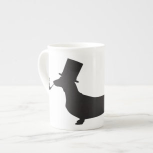 Porcelana Taza del perro de salchicha