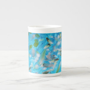 Porcelana Taza especial de aves marinas