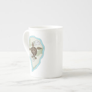 Porcelana Taza especial de Callie la tortuga marina