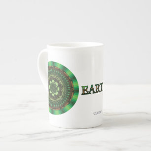 Porcelana Taza especial Mandala de la Tierra