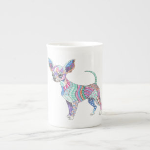 Porcelana Taza especial vibrante de Chihuahua