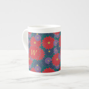 Porcelana Taza especialidad floral de otoño Splashy