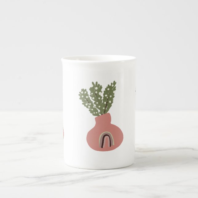 Porcelana Taza Especializada para Planter de Arcoíris de Ter (Frente)