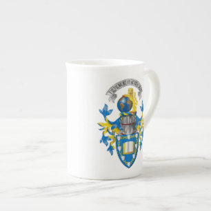 Porcelana Taza heráldica de China del registro