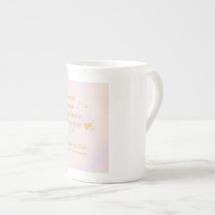 Porcelana Taza inspiradora de Courage Soft – Pastel