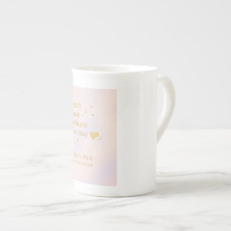 Porcelana Taza inspiradora de Courage Soft – Pastel