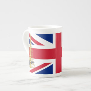 Porcelana Taza Jumbo de Exprés Bandera del Reino Unido Union