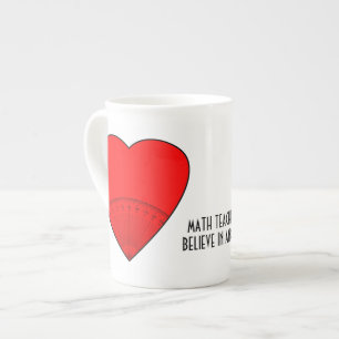 Porcelana Taza - los profesores de matemáticas creen en