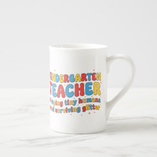 Porcelana Taza para maestro de jardín de infantes, regalo di