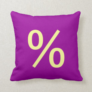 Porcentaje de almohada de lanzamiento de símbolo
