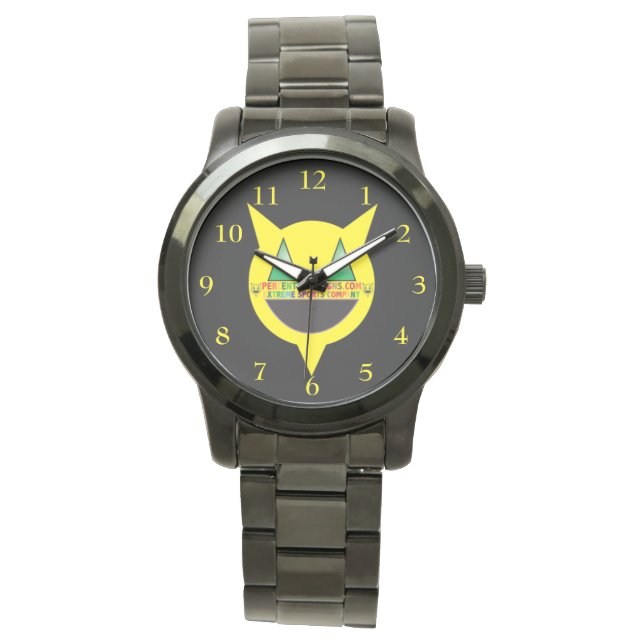 PORCENTUM DISEÑA reloj de pulsera negro (Anverso)