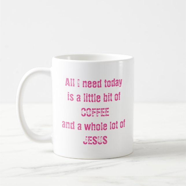 Porción entera de taza de café de Jesús (Izquierda)
