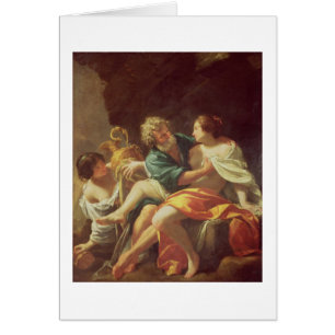 Porción y sus hijas, c.1630 (aceite en lona)