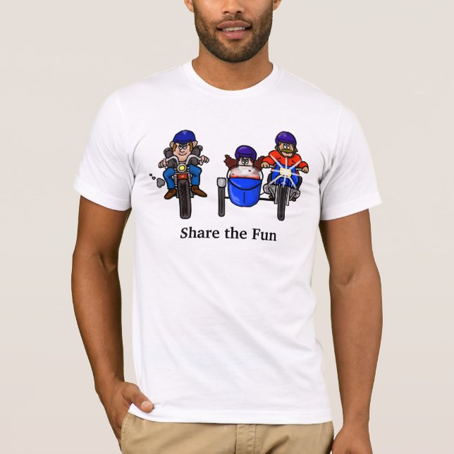 Porciones de camiseta del dibujo animado de los (Anverso)