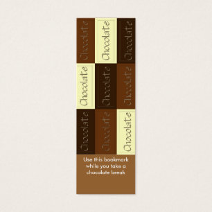 Porciones de señal del chocolate