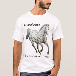 Porciones del caballo del Appaloosa de camiseta de