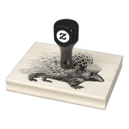 Porcupina silvestre | Sello de goma
