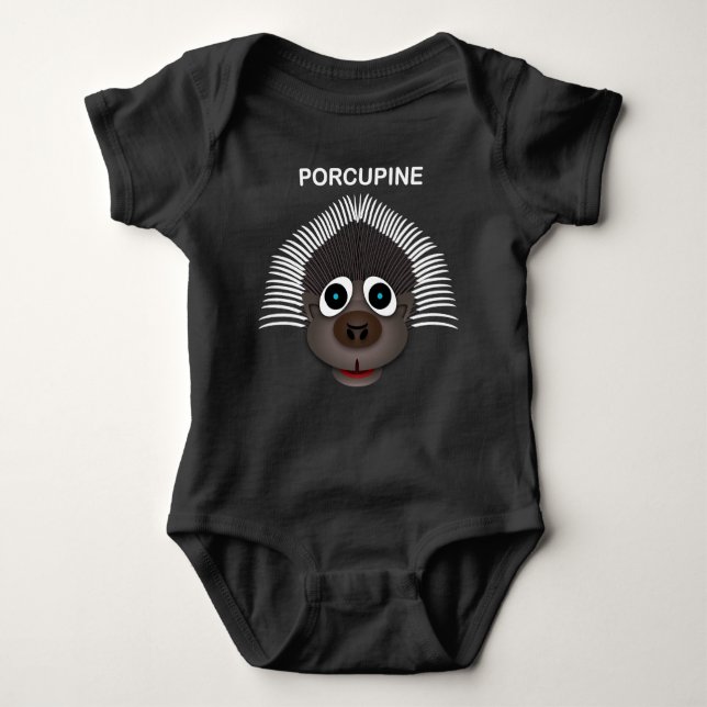 Porcupine - Baby Jersey Bodysuit (Anverso)
