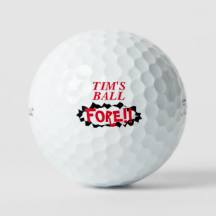 ¡Pore! Gracioso regalo personalizado de bolas de g