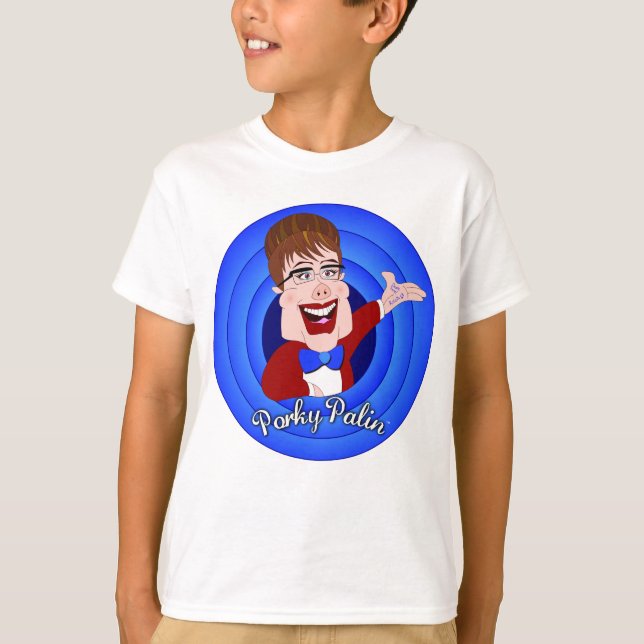Porky Palin - Camiseta de jengibre para niños - 2  (Anverso)