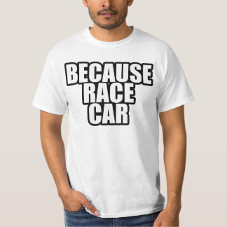 Porque camisa del coche de carreras básica