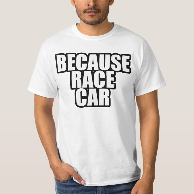 Porque camisa del coche de carreras básica (Anverso)