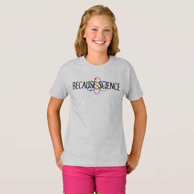 Porque la camiseta de ciencia (Anverso completo)