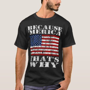 Porque 'MERICA que es porqué camisa apenada de la