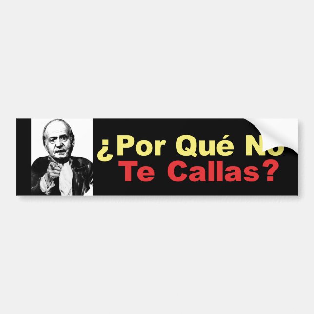 Porque ningunas calas de Te - pegatina para el (Frente)