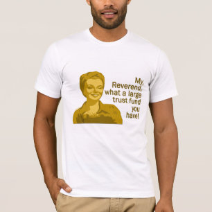 Porqué Reverend, una qué camisa grande de la fondo