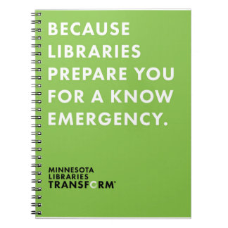 Porque sepa el cuaderno espiral de la emergencia