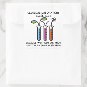 Porque sin mí: Laboratorio Científico - Pegatina