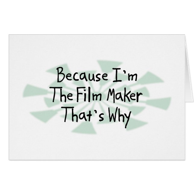 Porque soy el director de cine (Anverso (Horizontal))