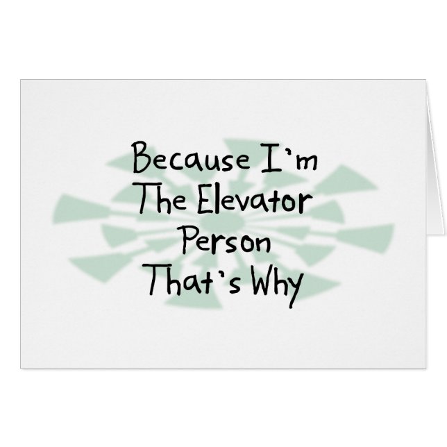 Porque soy la persona del ascensor (Anverso (Horizontal))