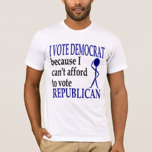 Porqué voto la camisa de la unión de Demócrata