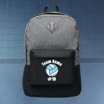 Mochila Deportiva de Voleibol Team Name Personaliz