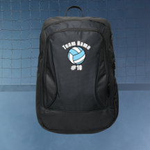 Mochila Deportiva de Voleibol Team Name Personaliz